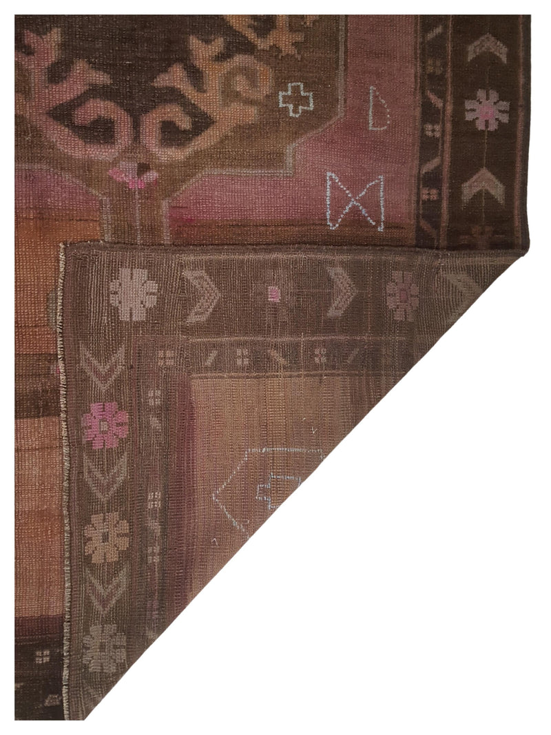 Pacific Anatolia 73737 Mocha Pomegrante Transitional Hand Knotted Rug