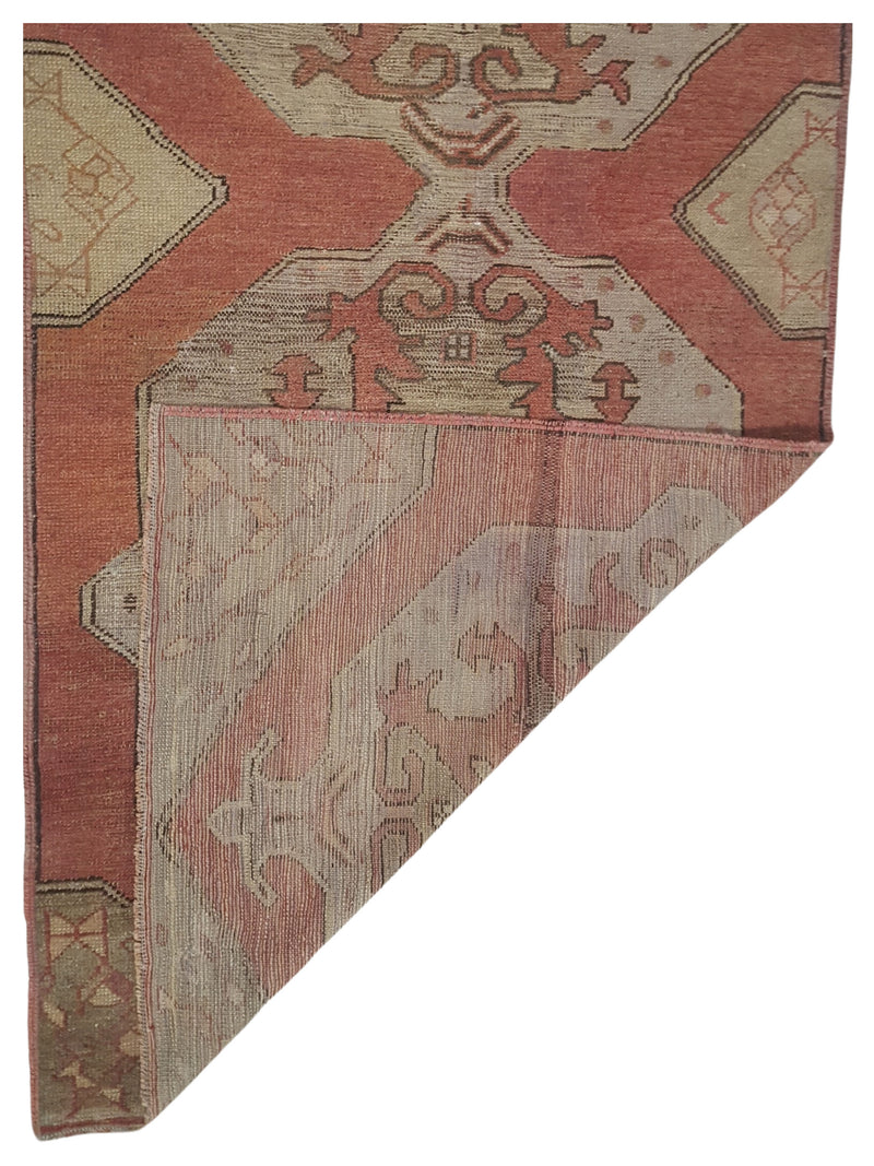 Pacific Anatolia 73746 Red Gold Transitional Hand Knotted Rug