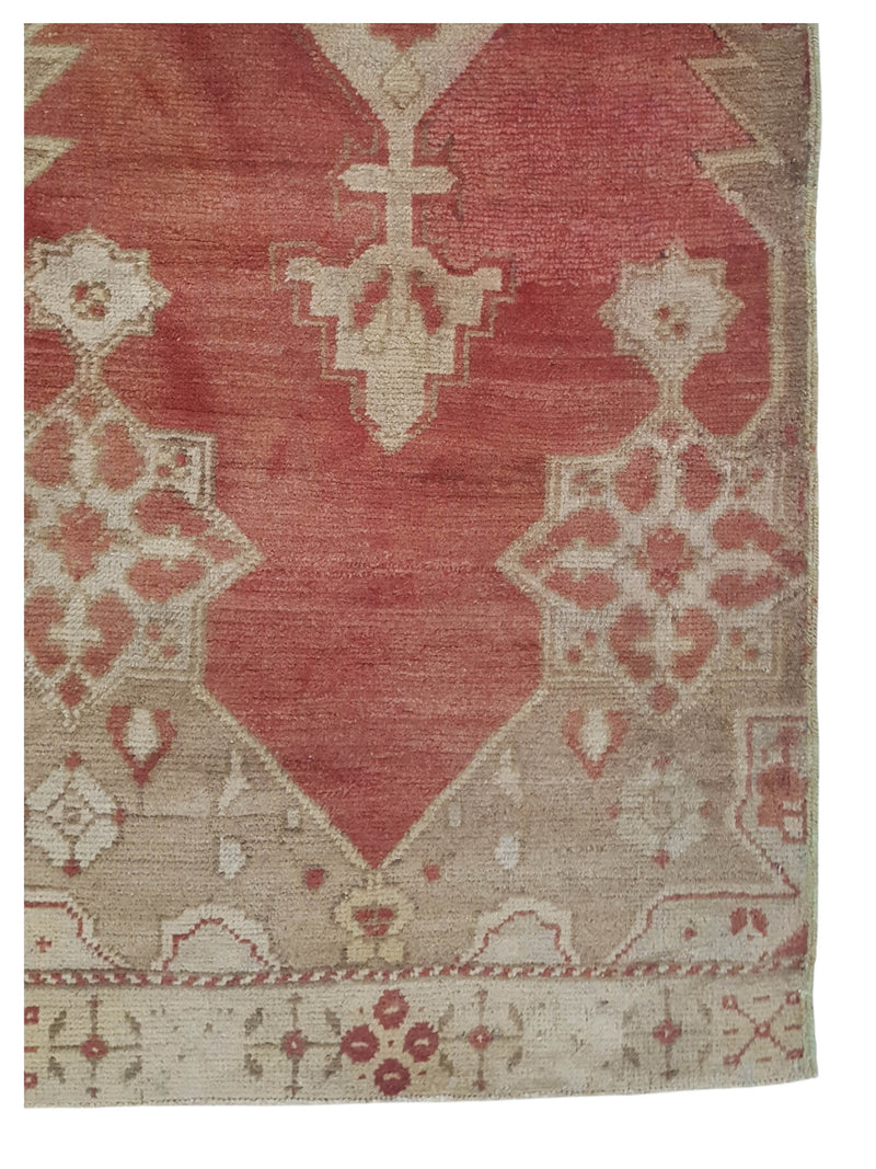 Pacific Anatolia 73748 Orange Beige Transitional Hand Knotted Rug