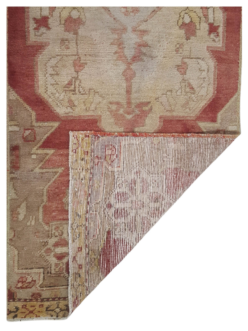 Pacific Anatolia 73748 Orange Beige Transitional Hand Knotted Rug