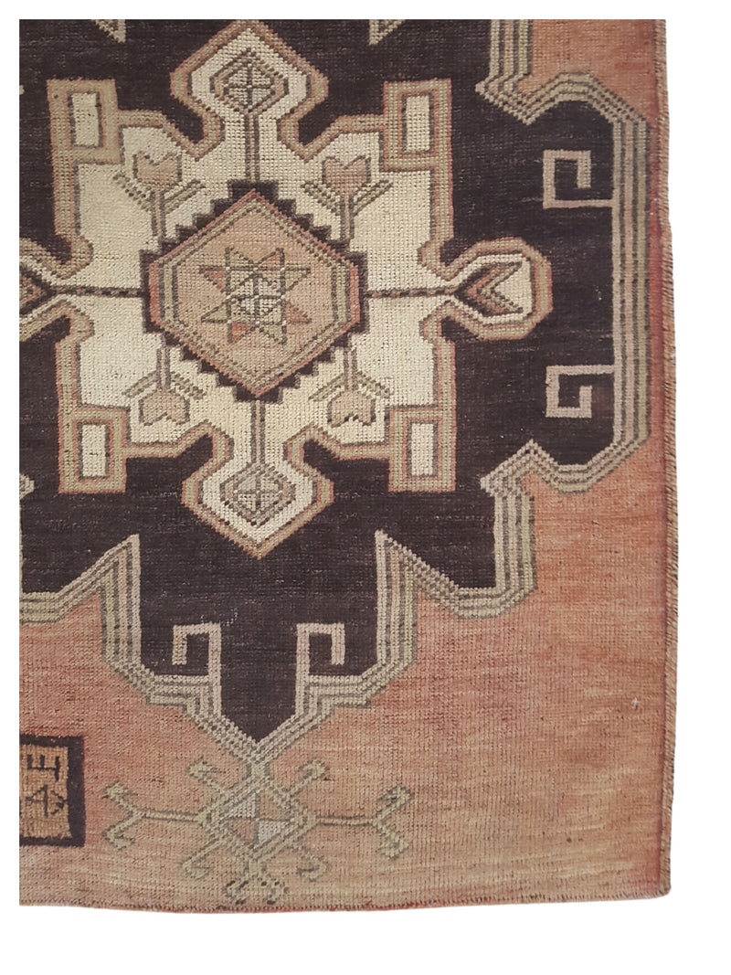 Pacific Anatolia 73749 Rust Brown Transitional Hand Knotted Rug