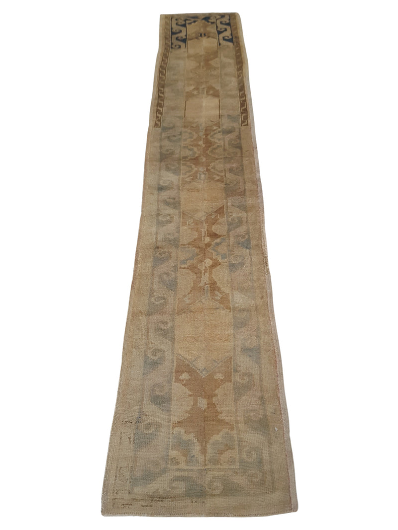 Pacific Anatolia 73757 Camel Navy Transitional Hand Knotted Rug