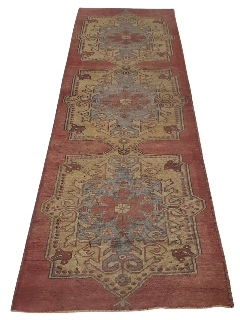 Pacific Anatolia 73758 Rust Beige Transitional Hand Knotted Rug