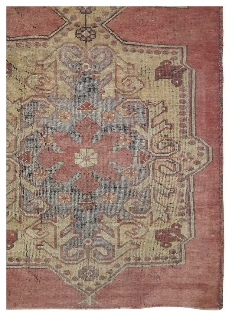 Pacific Anatolia 73758 Rust Beige Transitional Hand Knotted Rug