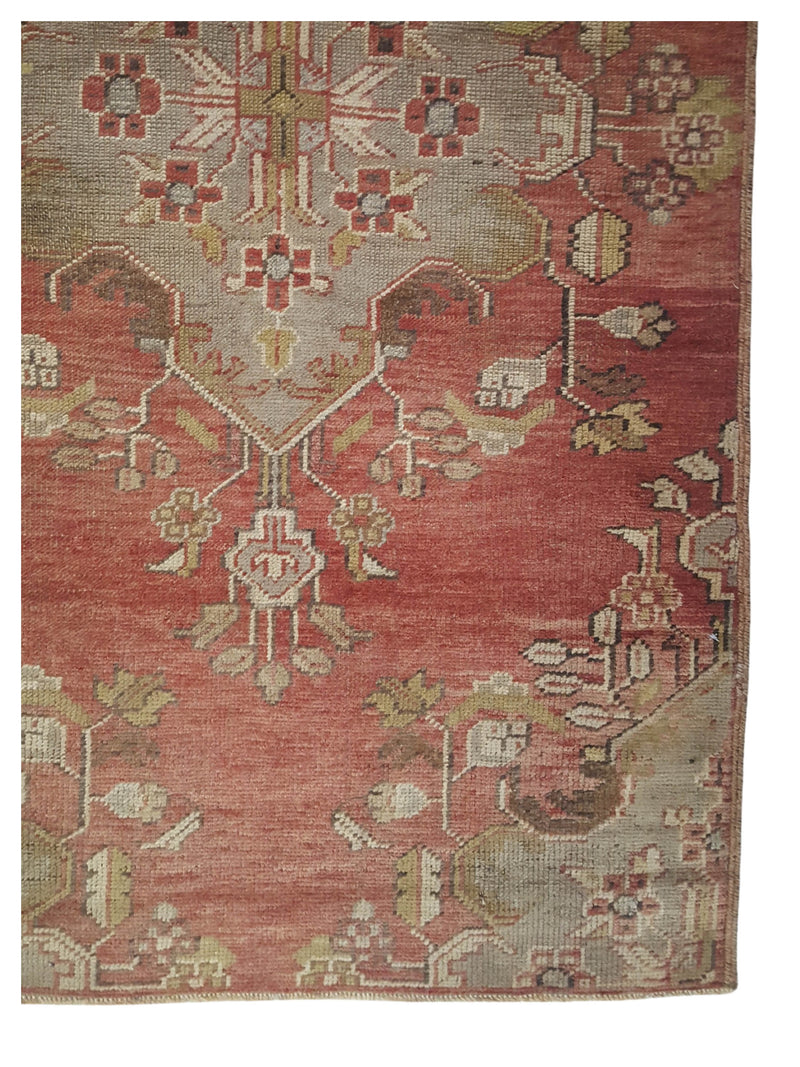 Pacific Anatolia 73759 Rust Grey Transitional Hand Knotted Rug