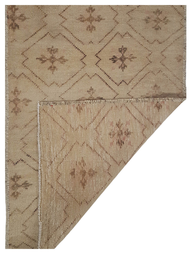 Pacific Anatolia 73767 Beige Brown Transitional Hand Knotted Rug