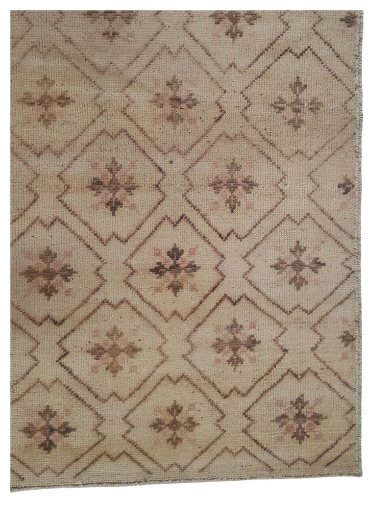 Pacific Anatolia 73768 Beige Brown Transitional Hand Knotted Rug