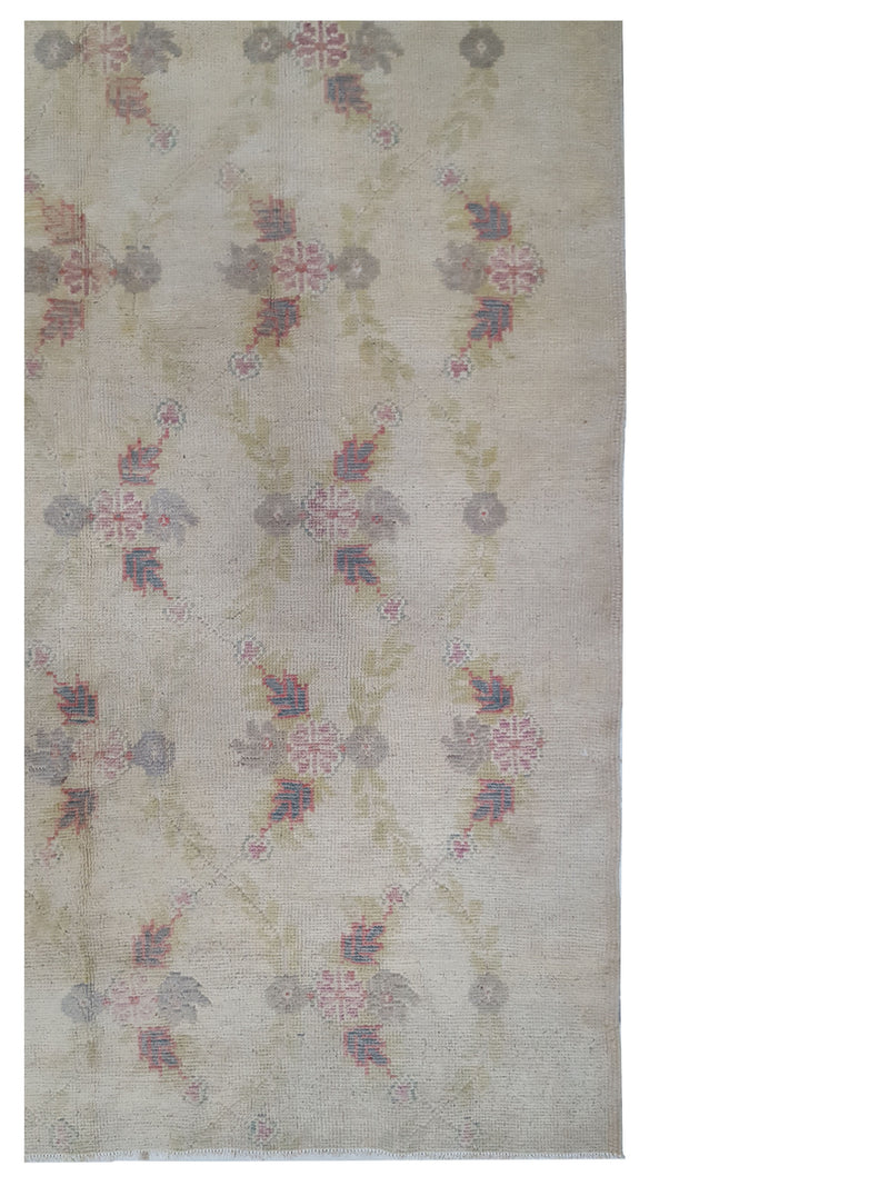 Pacific Anatolia 73807 Cream Lime Transitional Hand Knotted Rug