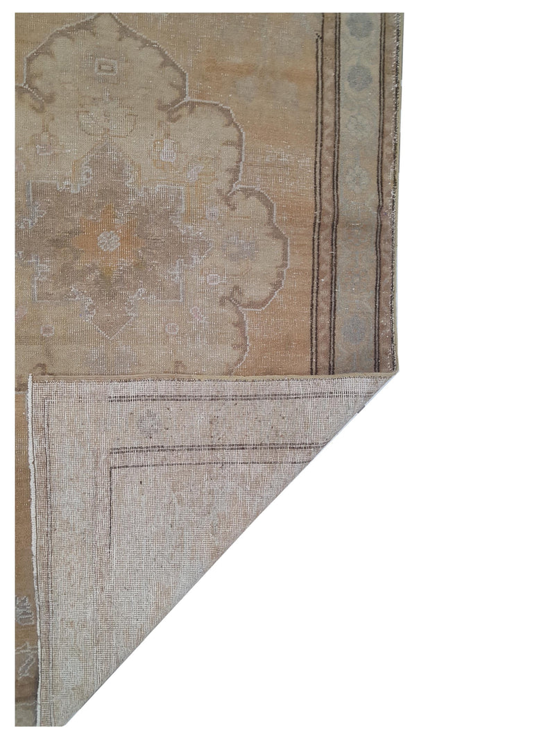 Pacific Anatolia 73811 Orange Beige Transitional Hand Knotted Rug