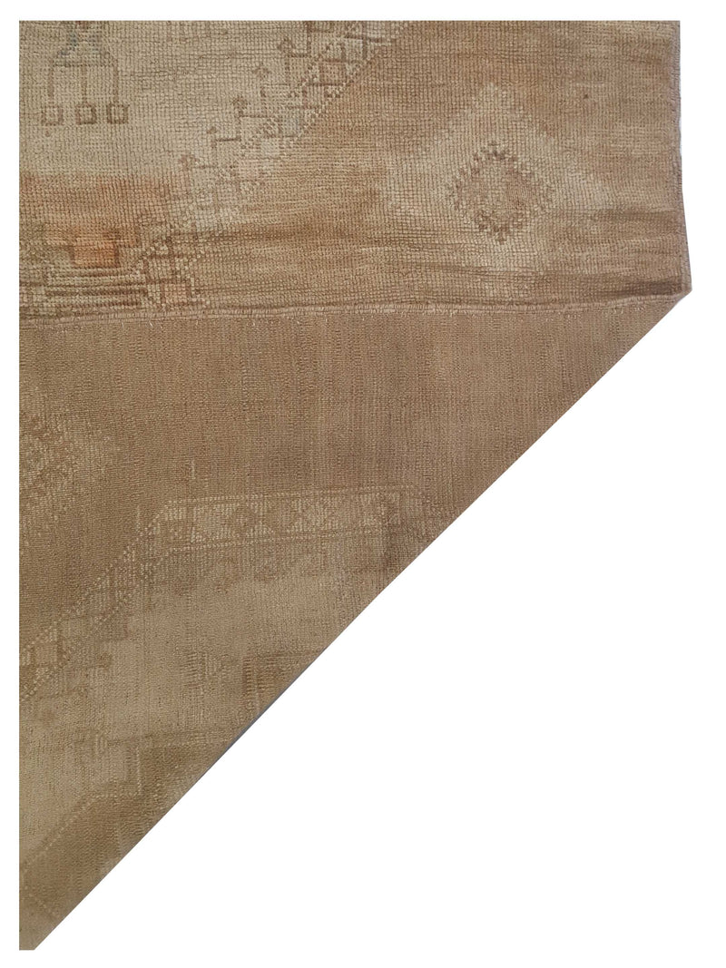 Pacific Kars 73826 Beige Camel Transitional Hand Knotted Rug