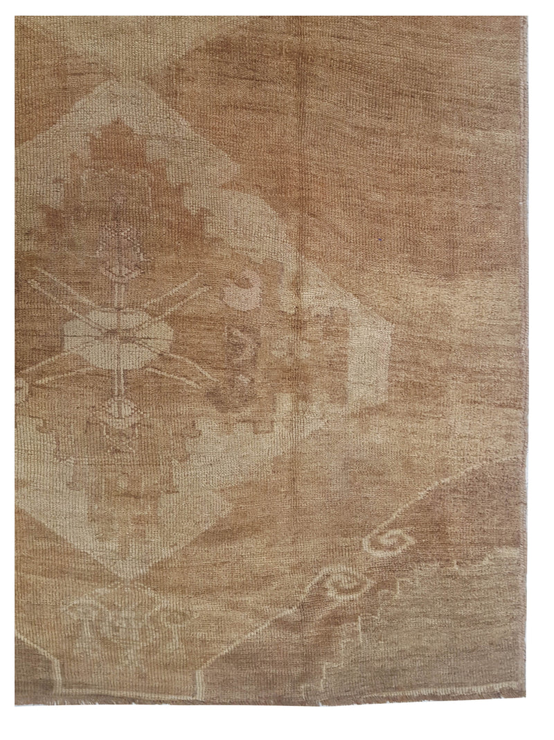 Pacific Kars 73828 Camel Beige Transitional Hand Knotted Rug