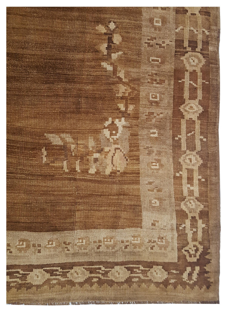 Pacific Kars 73832 Beige Camel Transitional Hand Knotted Rug