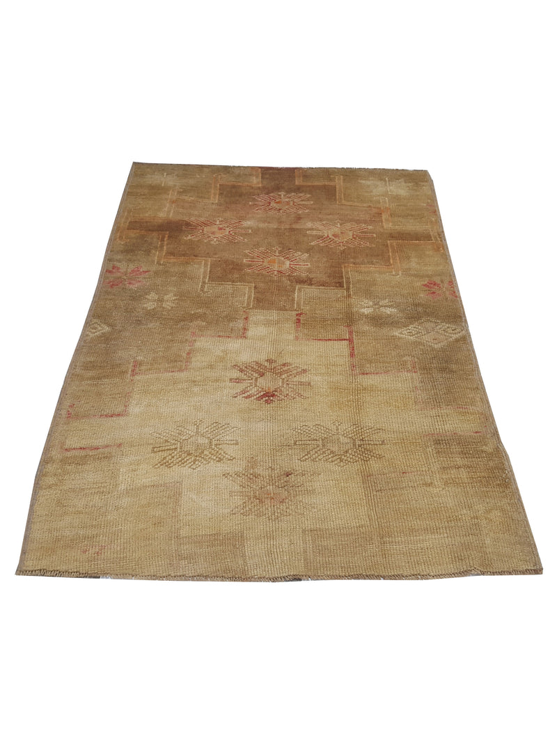 Pacific Kars 73834 Camel Beige Transitional Hand Knotted Rug