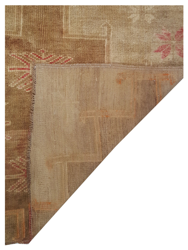 Pacific Kars 73834 Camel Beige Transitional Hand Knotted Rug