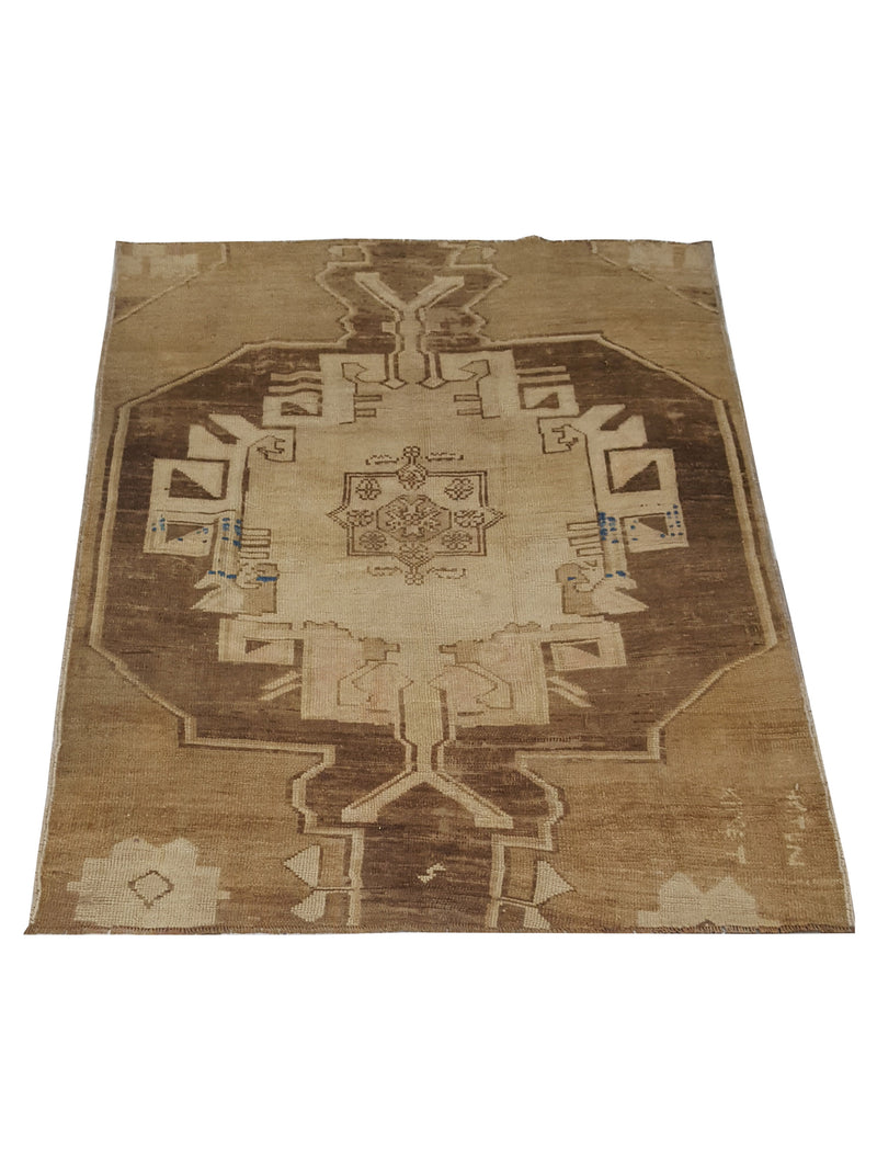 Pacific Kars 73835 Latte Camel Transitional Hand Knotted Rug