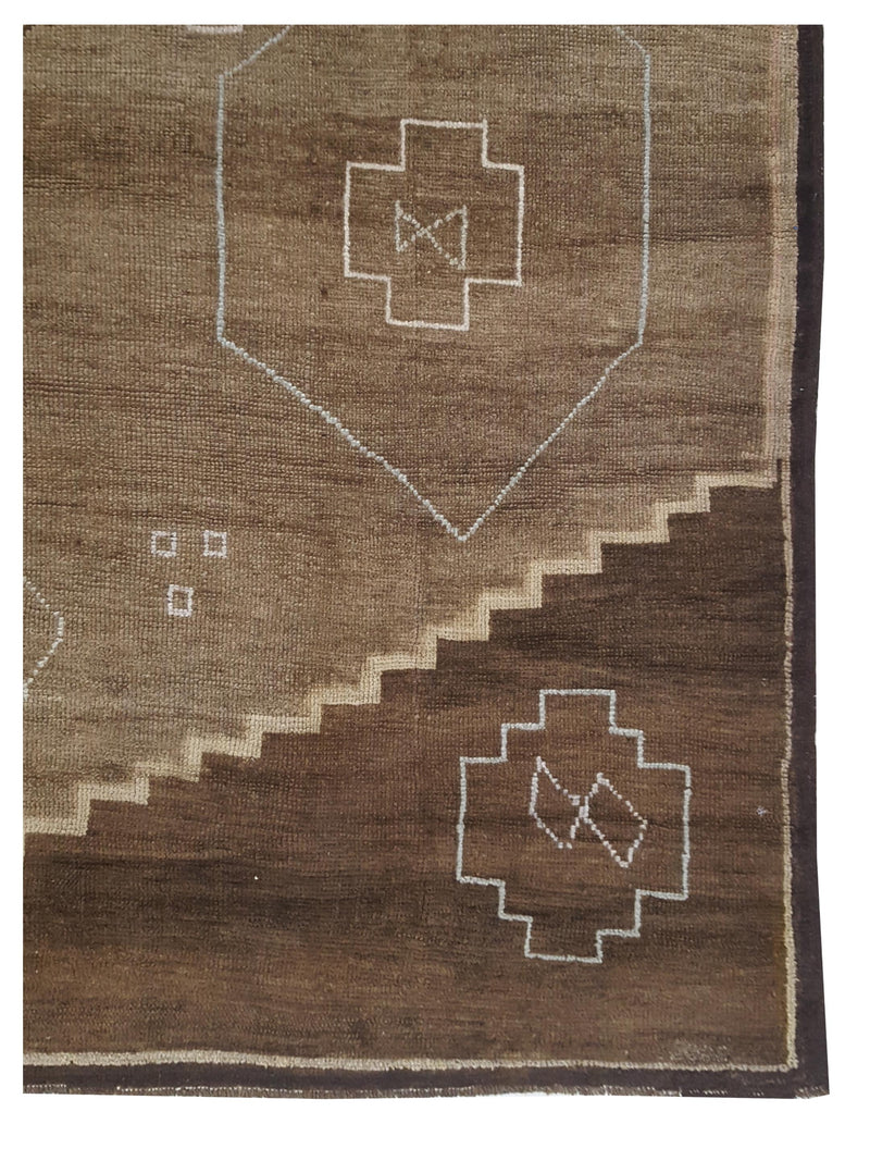 Pacific Kars 73838 Latte Mocha Transitional Hand Knotted Rug