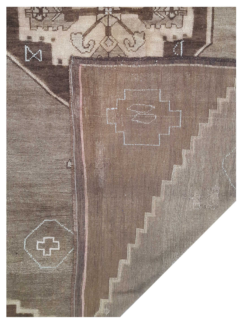 Pacific Kars 73838 Latte Mocha Transitional Hand Knotted Rug
