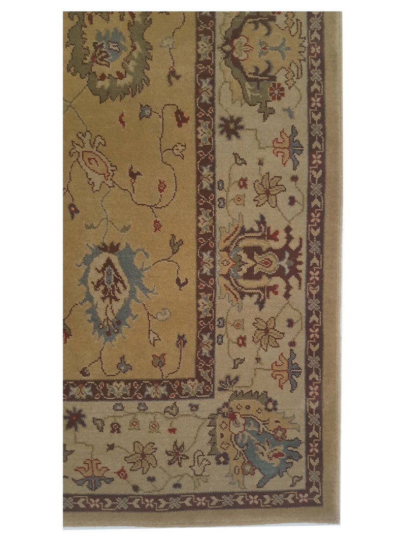 Pacific Bentley C-04GDIV Gold Ivory Traditional Wilton Rug