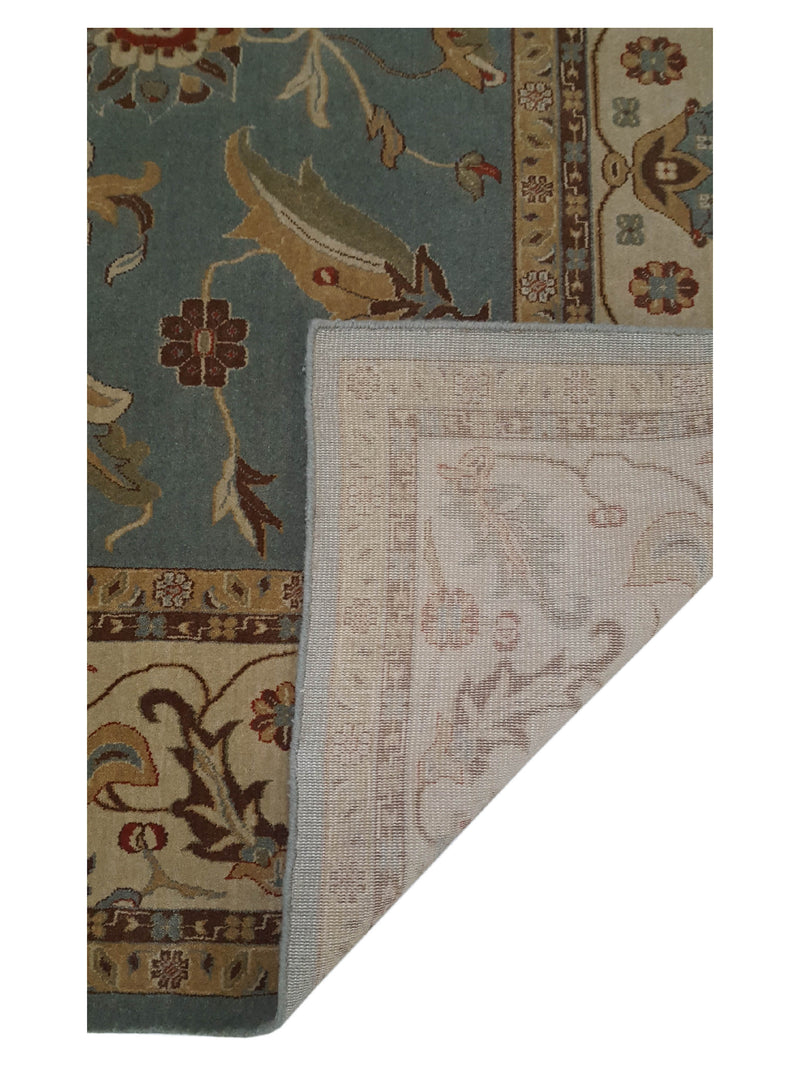 Pacific Bentley C-05LBLIV Blue Ivory Traditional Wilton Rug