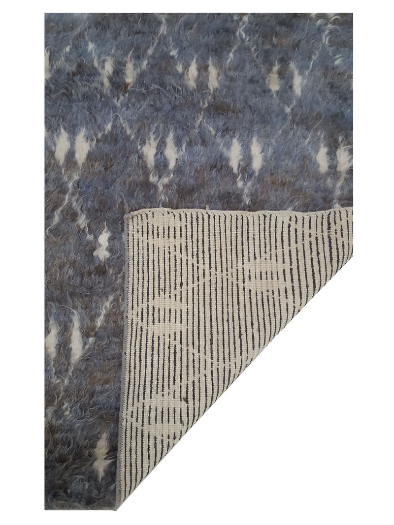Pacific Moroccan MO-03 Grey Ivory Transitional Hand Knotted Rug