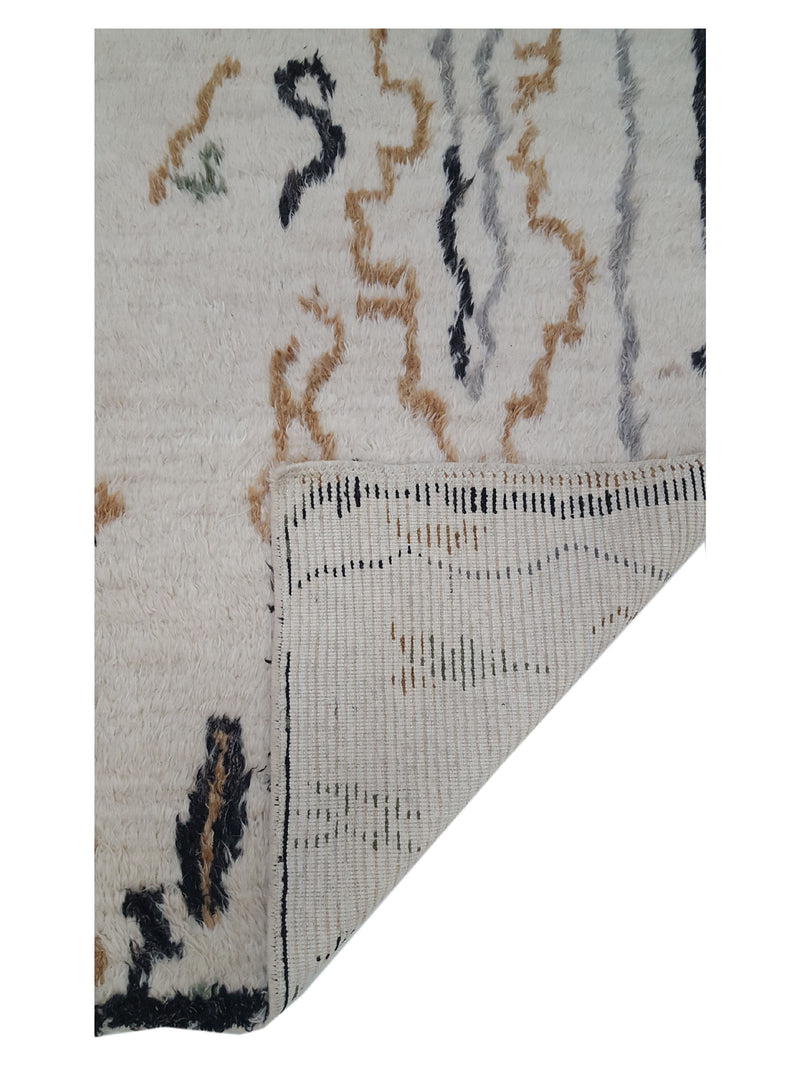 Pacific Moroccan MO-04 Ivory Multi Transitional Hand Knotted Rug