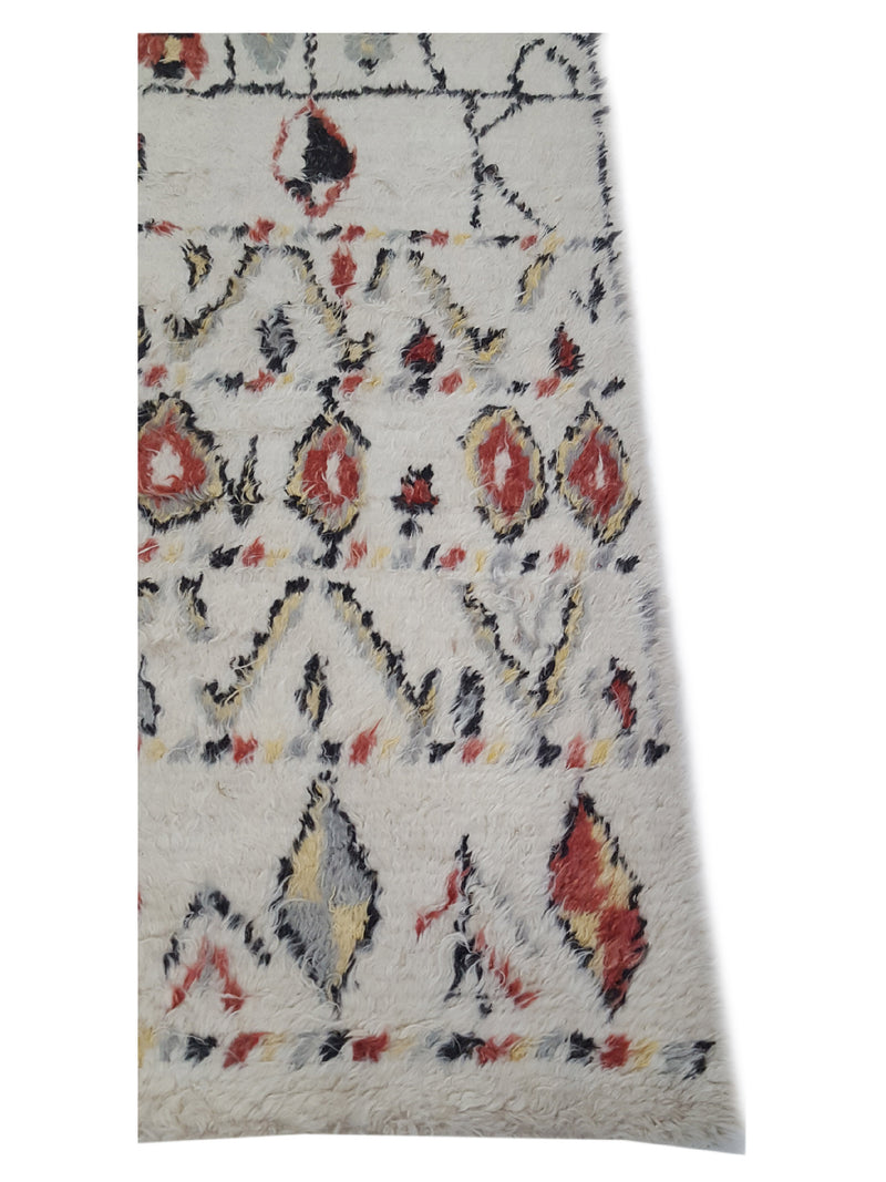Pacific Moroccan MO-05 Ivory Multi Transitional Hand Knotted Rug