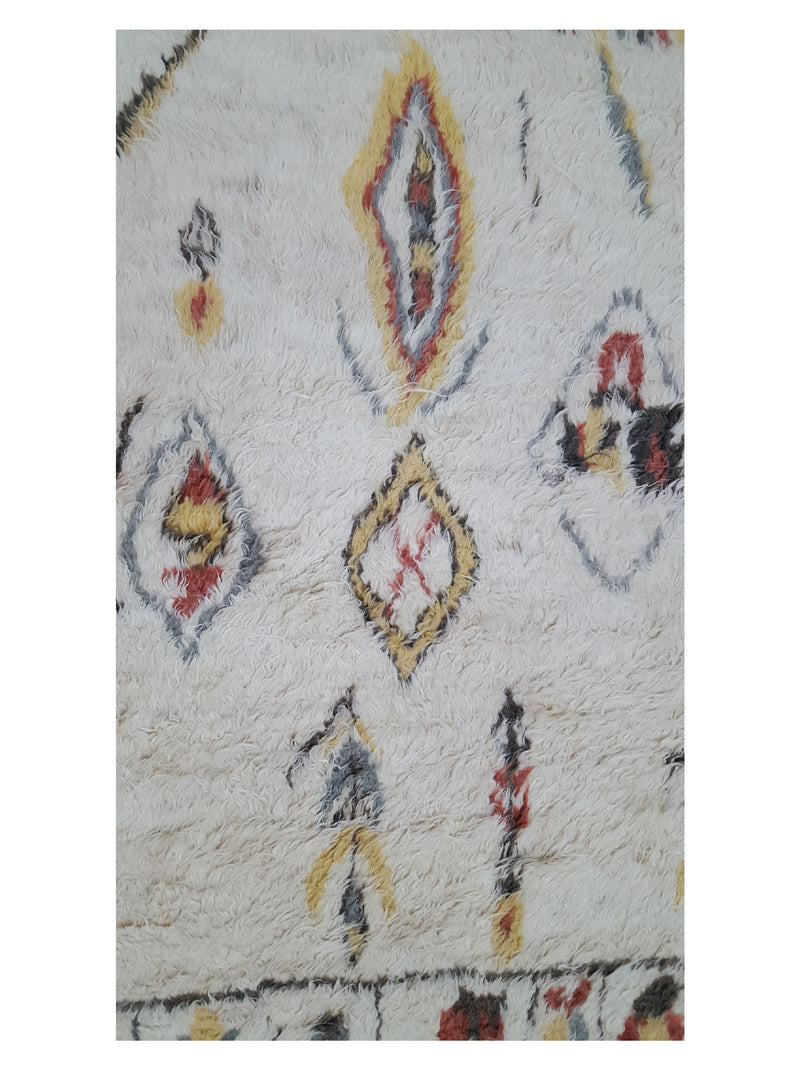 Pacific Moroccan MO-06 Ivory Multi Transitional Hand Knotted Rug