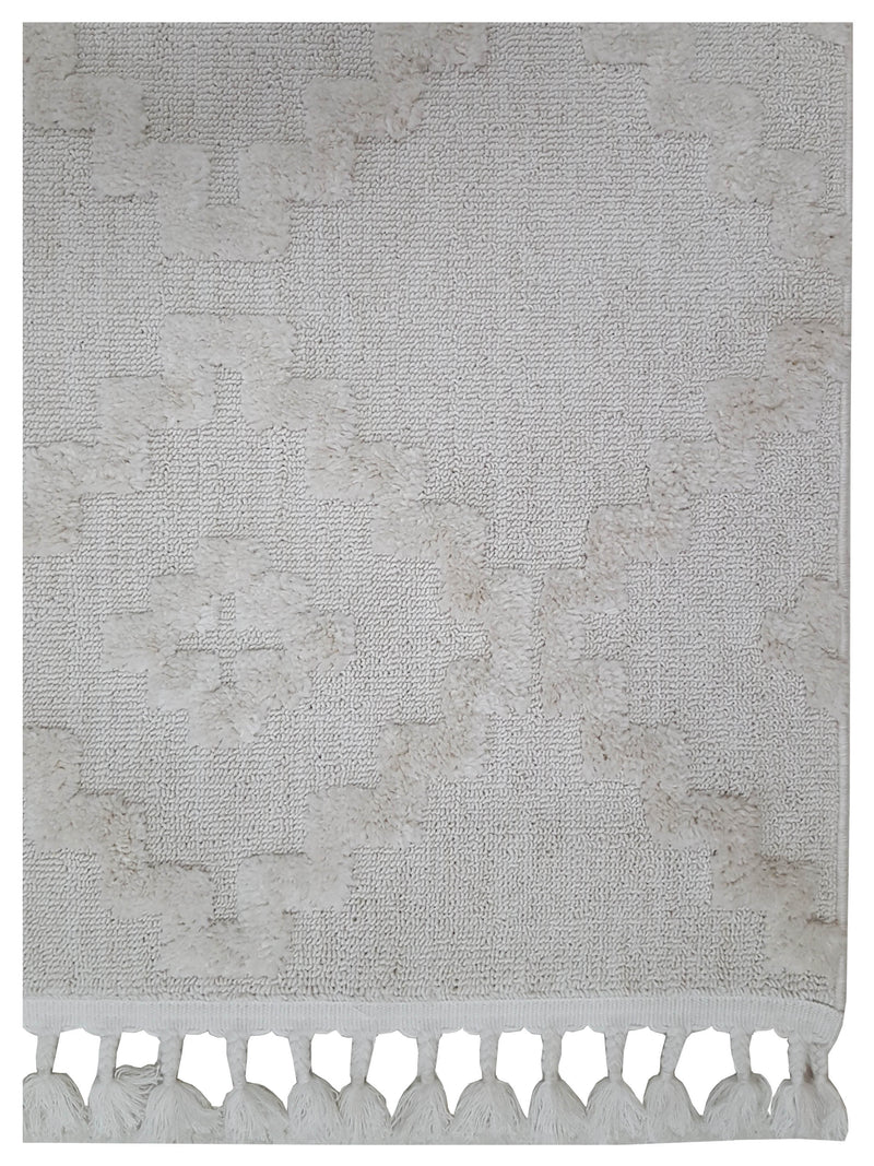 Pacific Moroccan Fes DN73T Ivory Ivory Modern Power Loom Rug