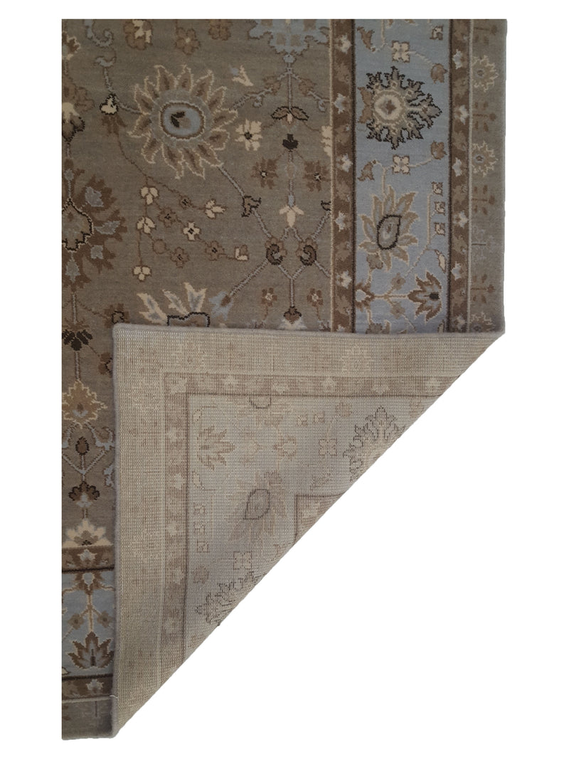 Aira Pahari U-0304BG Blue Grey Traditional Wilton Rug