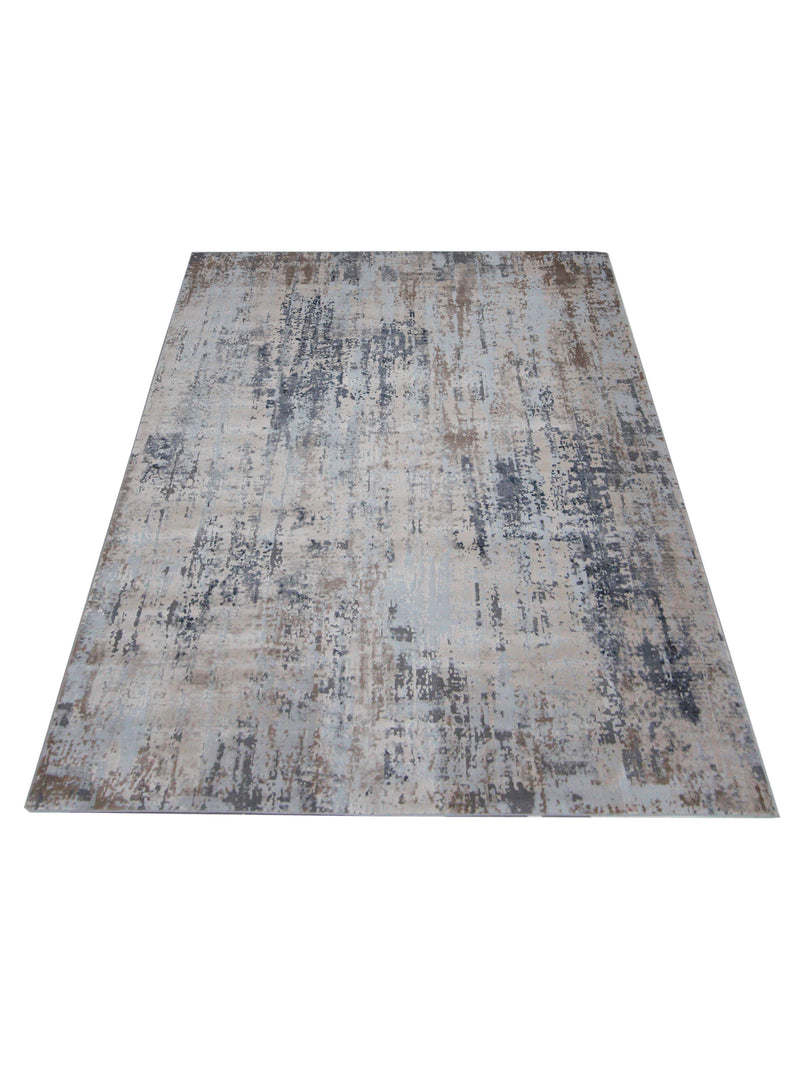 Pacific Invista IN432 Cream Grey Modern Power Loom Rug