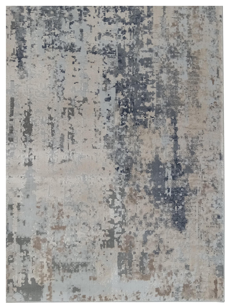 Pacific Invista IN432 Cream Grey Modern Power Loom Rug