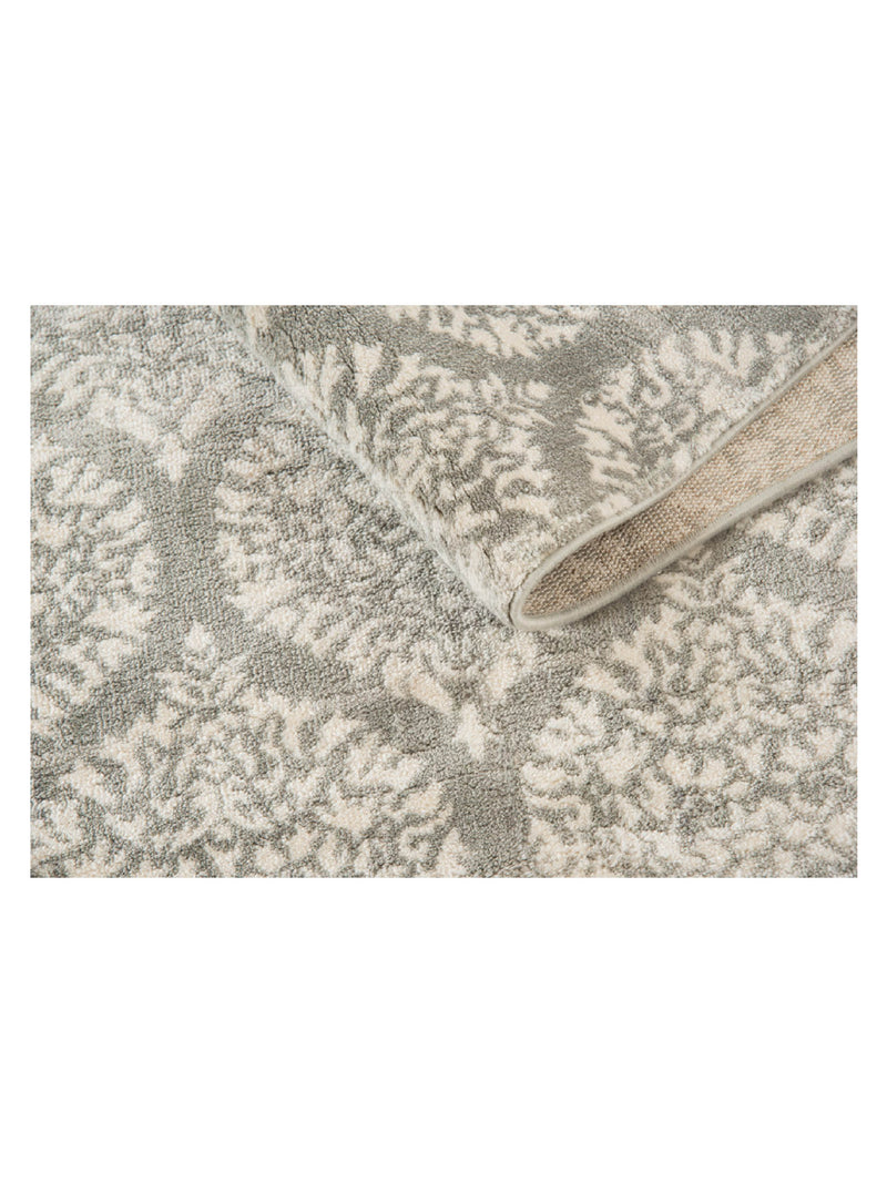Aira Jaz 9014 Md.Grey Ivory Transitional Wilton Rug