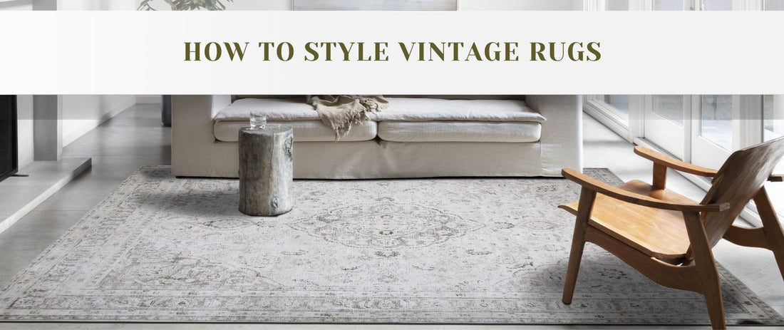How to Style Vintage Rugs