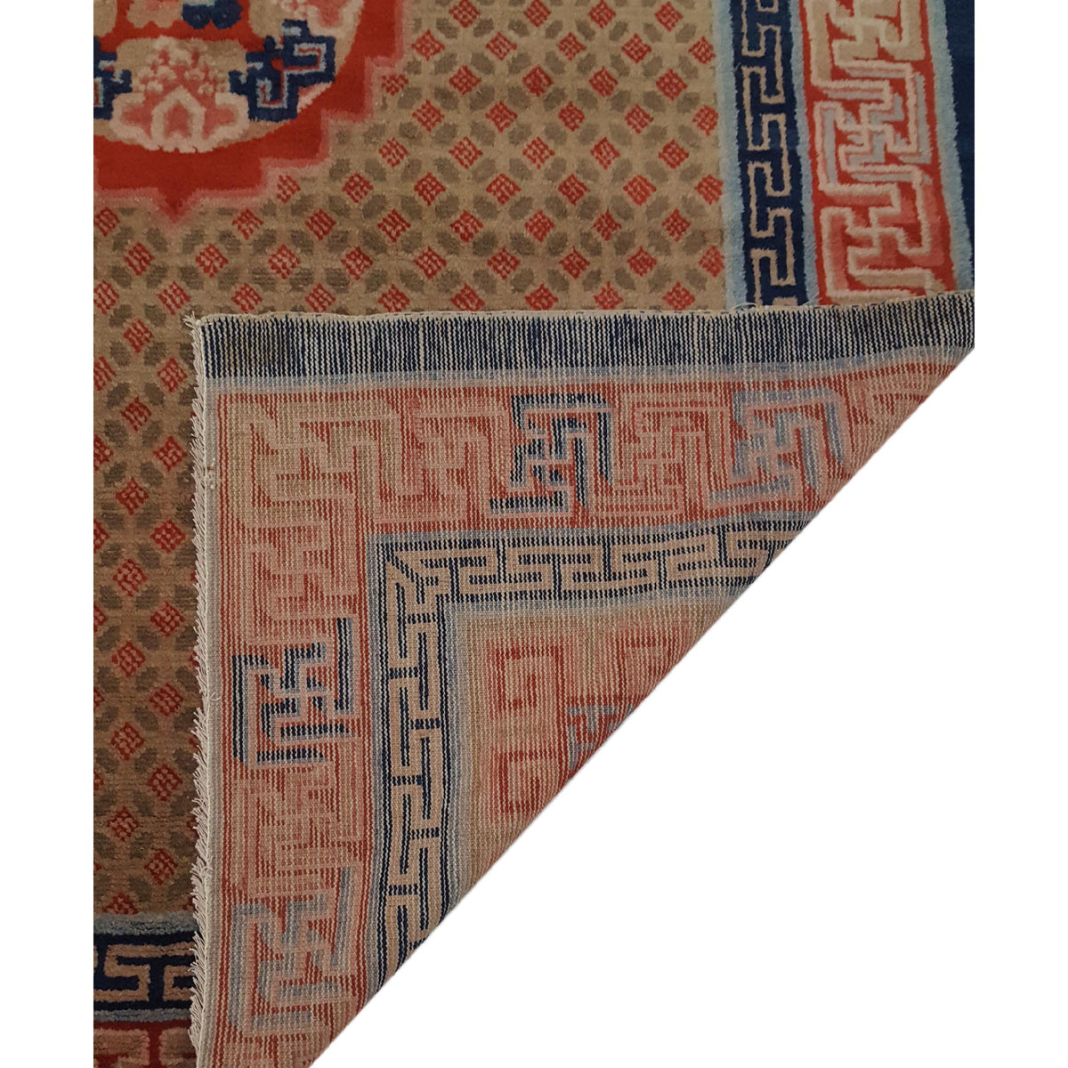 Fasa Antique Peking 2048 Green Rust Traditional Antique Rug