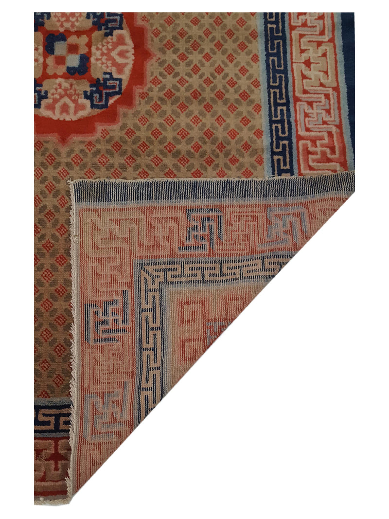 Fasa Antique Peking 2048 Green Rust Traditional Antique Rug