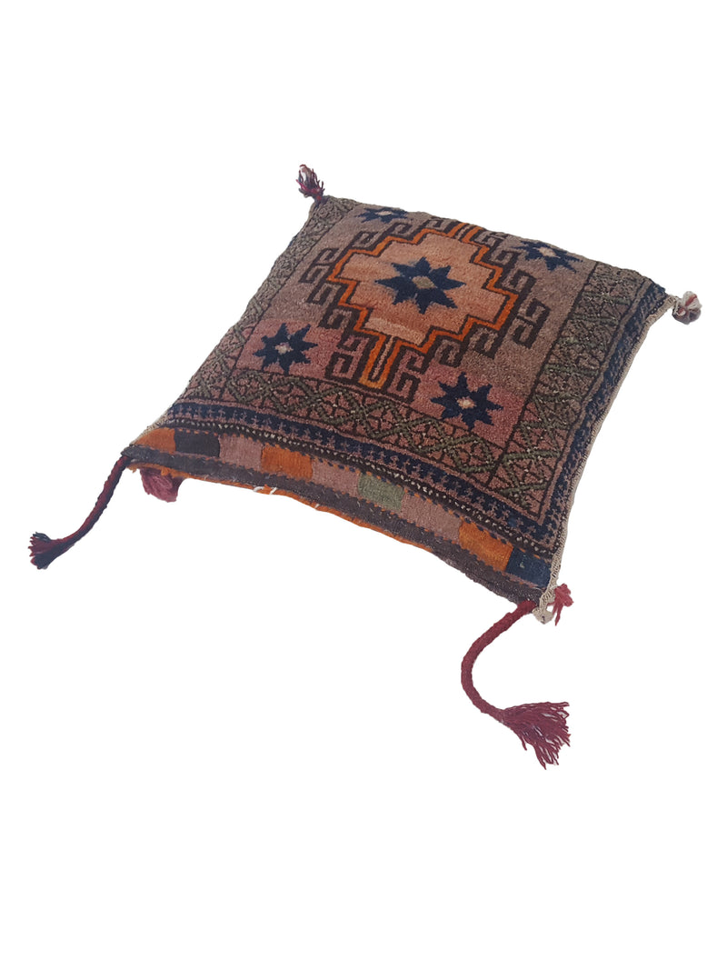 Pacific Pillow 2095 Rust Multi Pillow Hand Knotted Rug