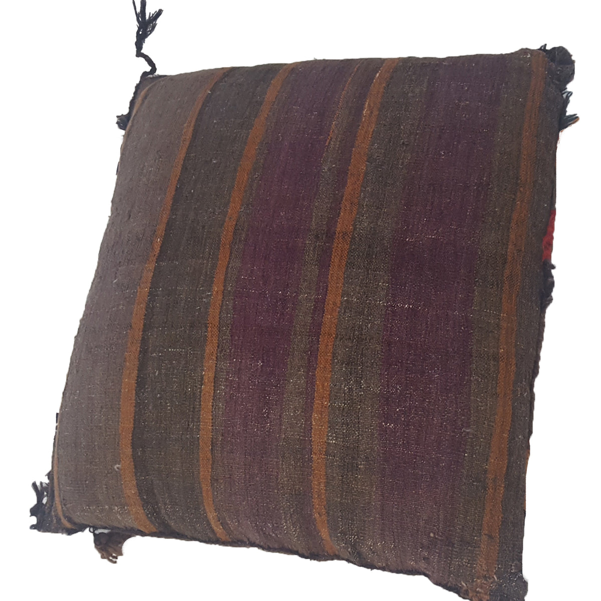 Pacific Pillow 2100 Black Multi Pillow Hand Knotted Rug