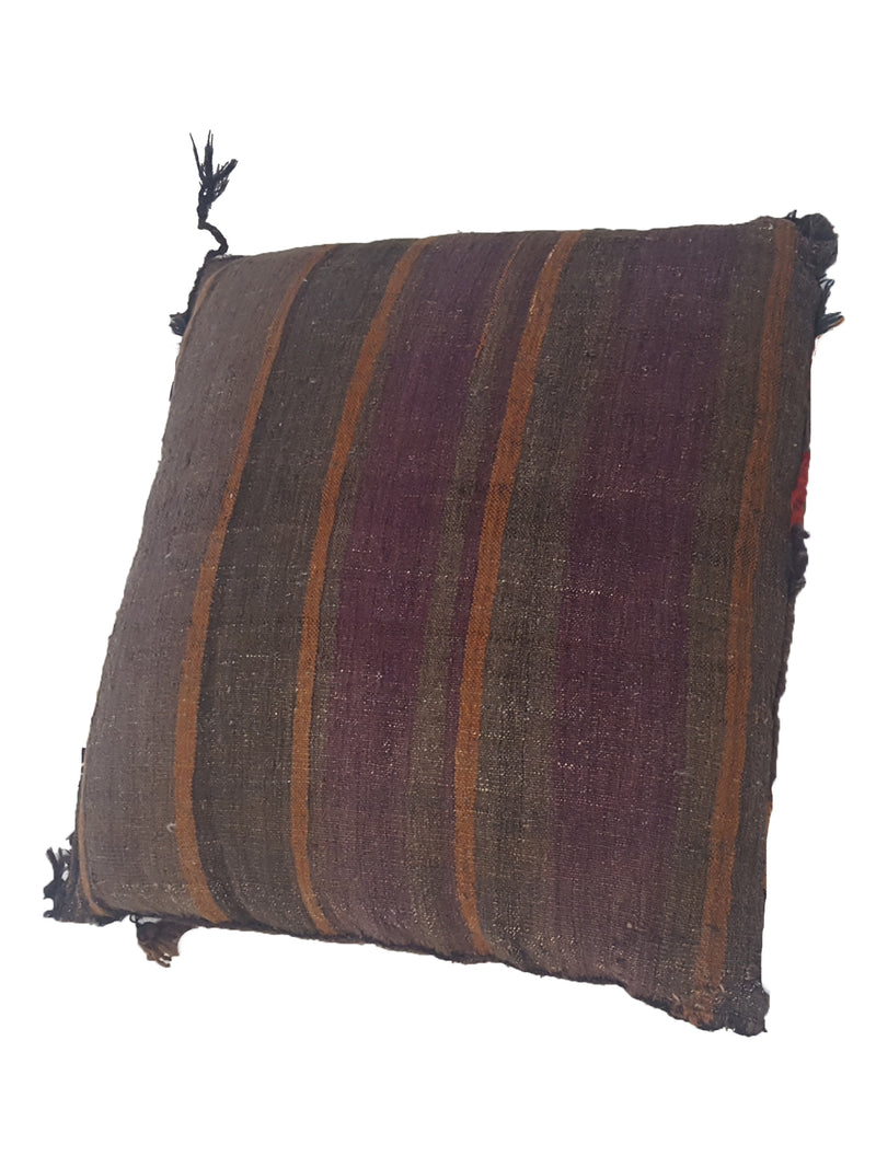 Pacific Pillow 2100 Black Multi Pillow Hand Knotted Rug