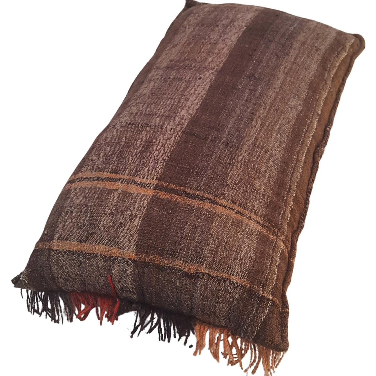 Pacific Pillow 2101 Samen Brown Pillow Hand Knotted Rug
