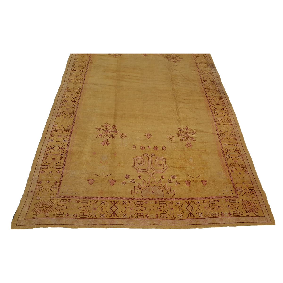 Fasa Antique Angora 2171 Gold Gold Traditional Antique Rug