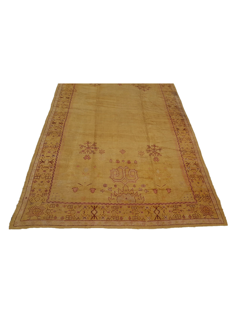Fasa Antique Angora 2171 Gold Gold Traditional Antique Rug