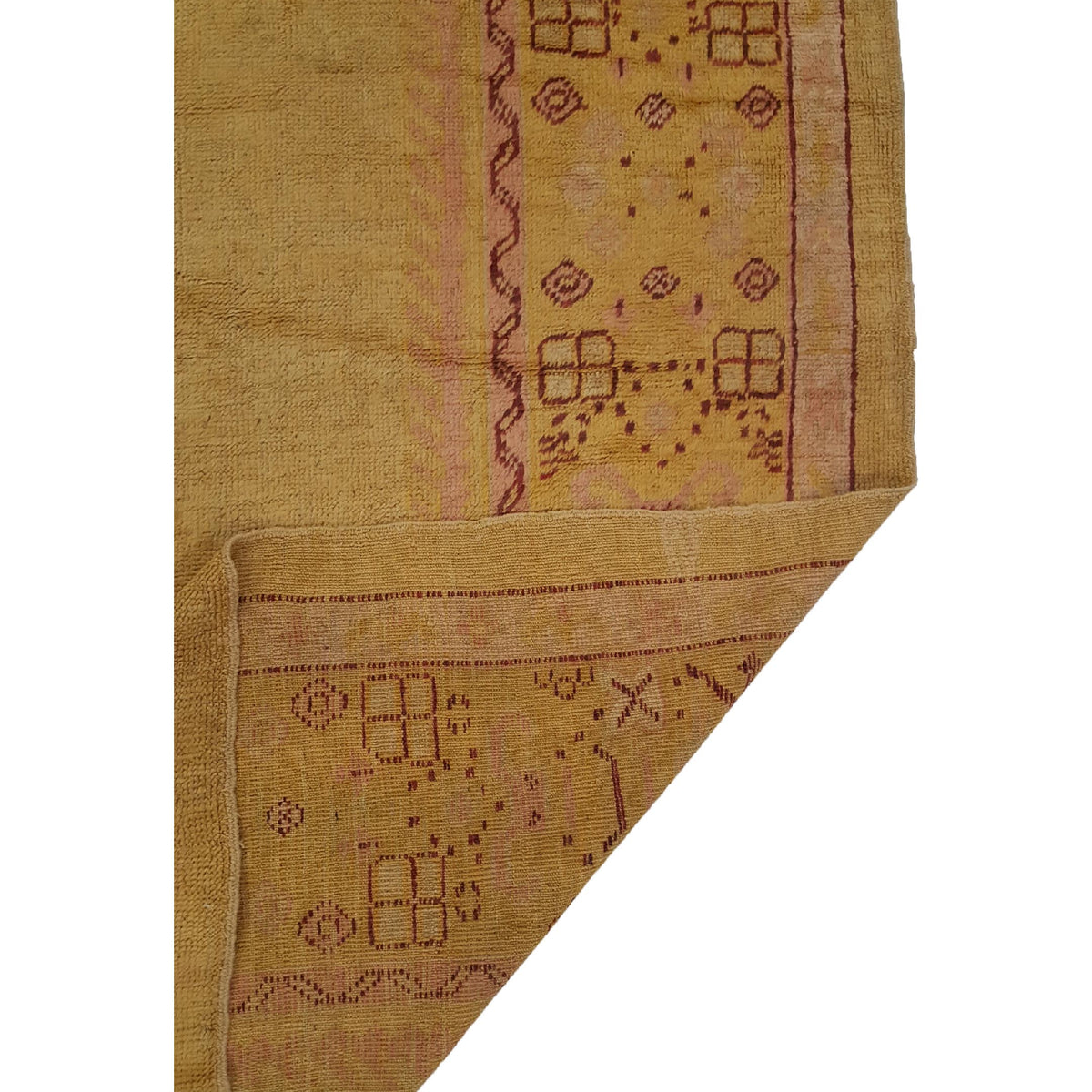 Fasa Antique Angora 2171 Gold Gold Traditional Antique Rug