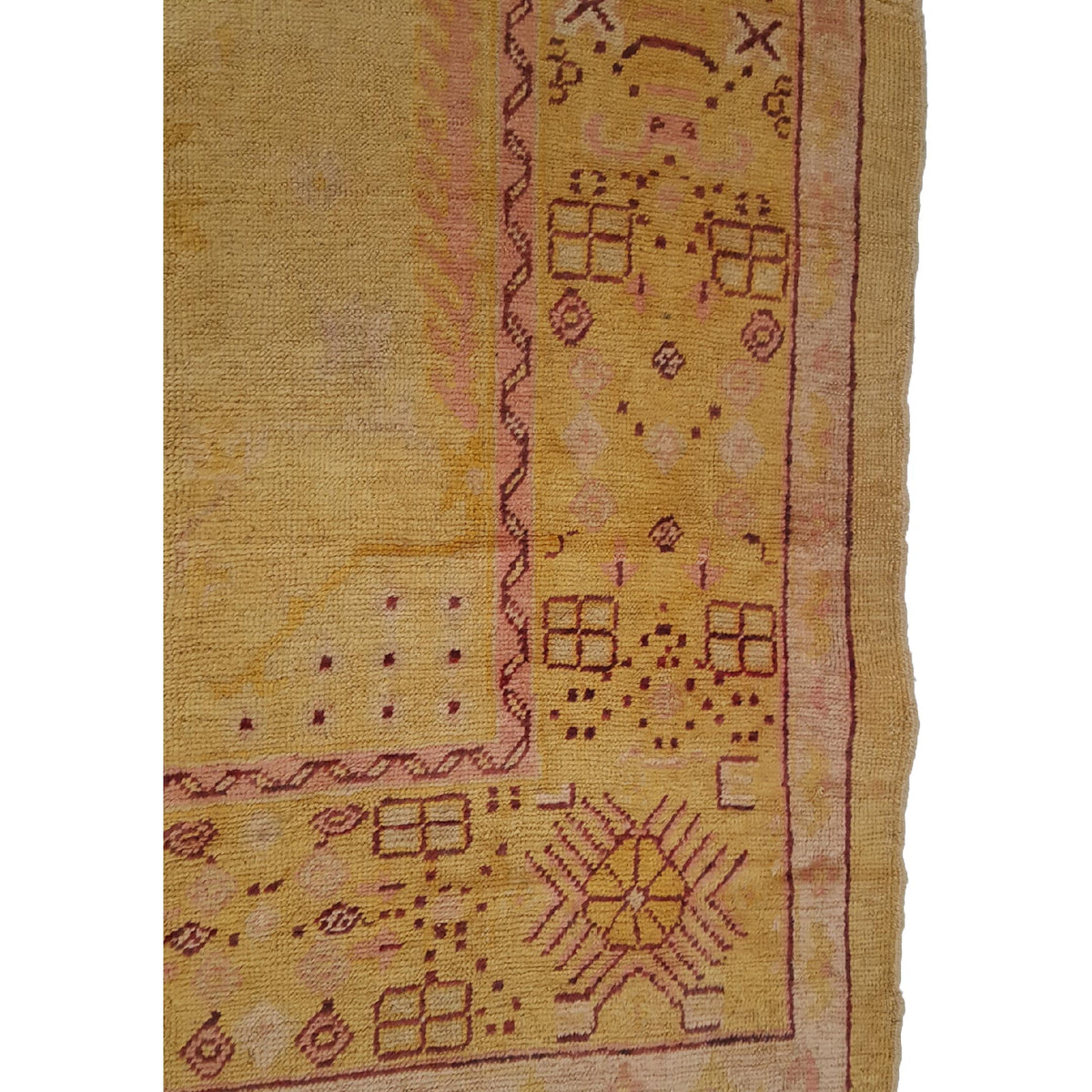 Fasa Antique Angora 2171 Gold Gold Traditional Antique Rug