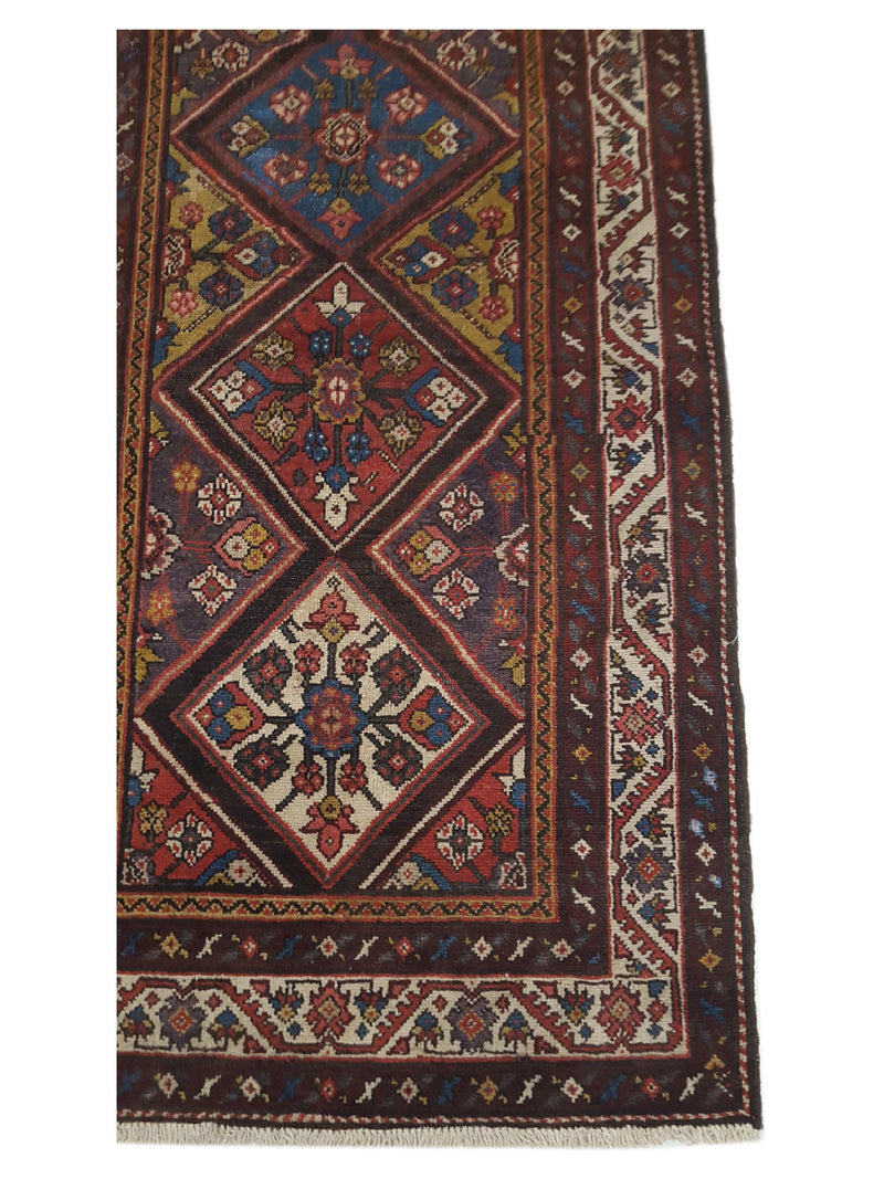 Fasa Antique Malayer 2300 Multi Ivory Traditional Antique Rug