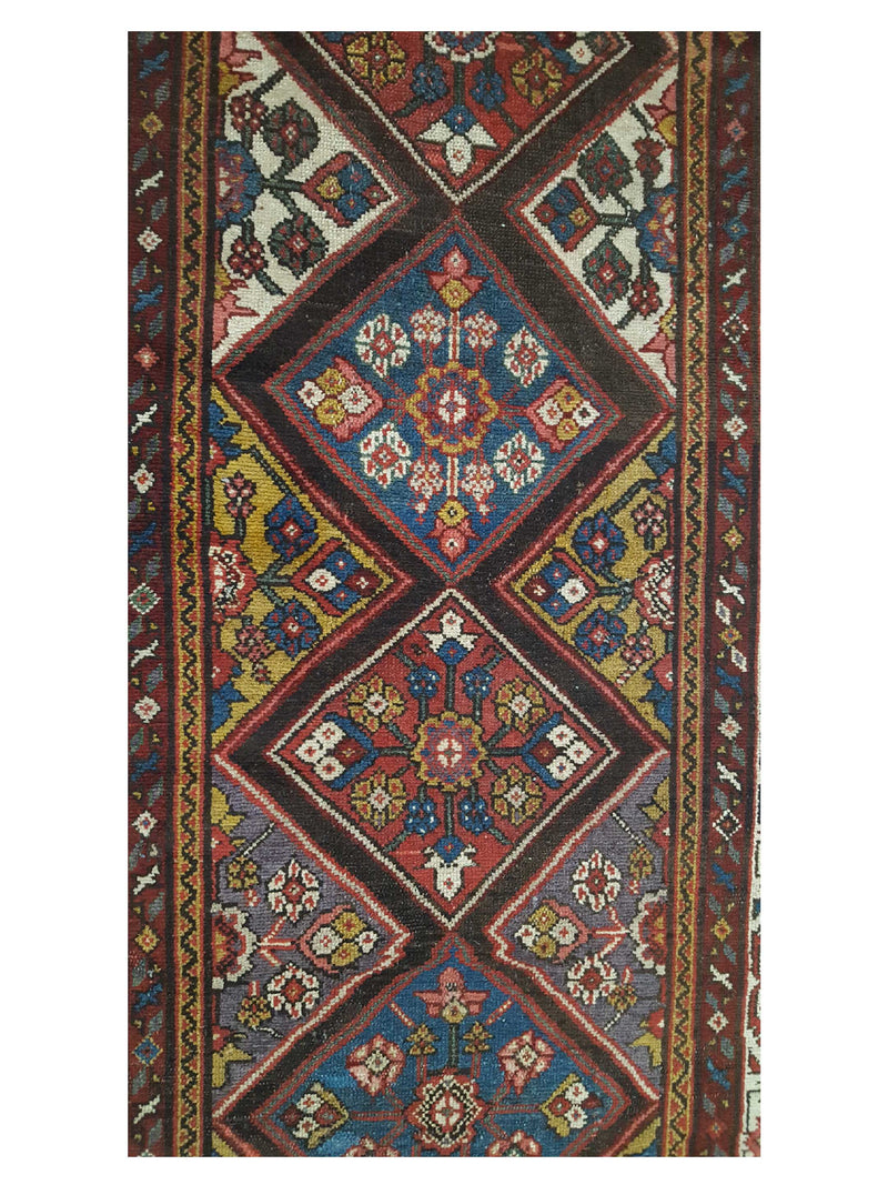 Fasa Antique Malayer 2300 Multi Ivory Traditional Antique Rug