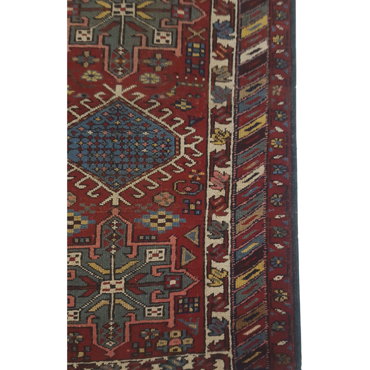 Fasa Antique Karajah 2495 Red Rust Traditional Antique Rug