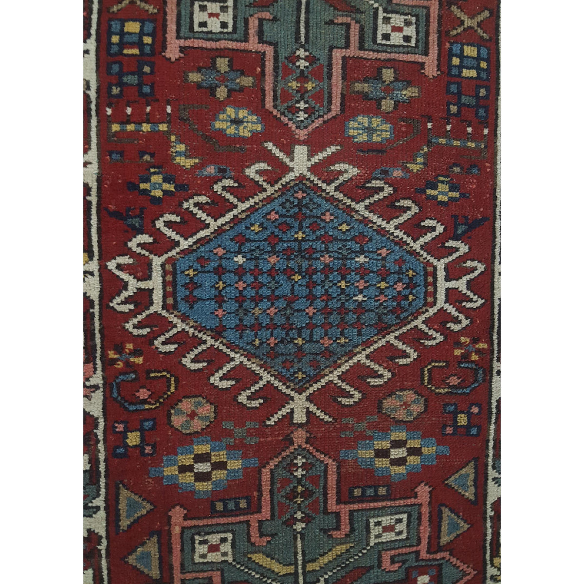 Fasa Antique Karajah 2495 Red Rust Traditional Antique Rug