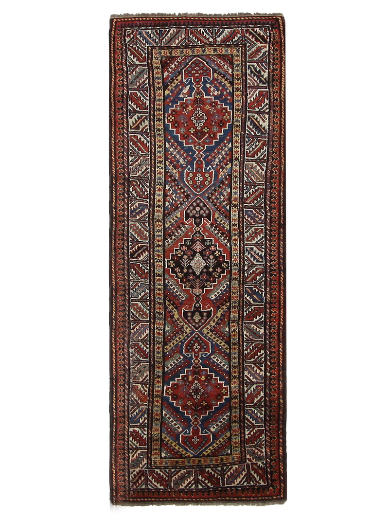 Fasa Antique Karabagh  Rust Ivory Traditional