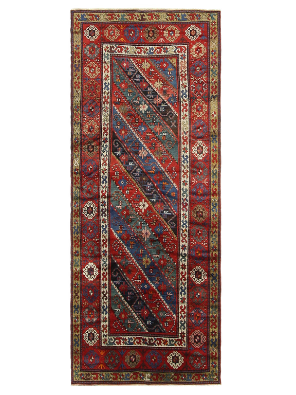 Fasa Antique Kazak  Multi Rust Traditional