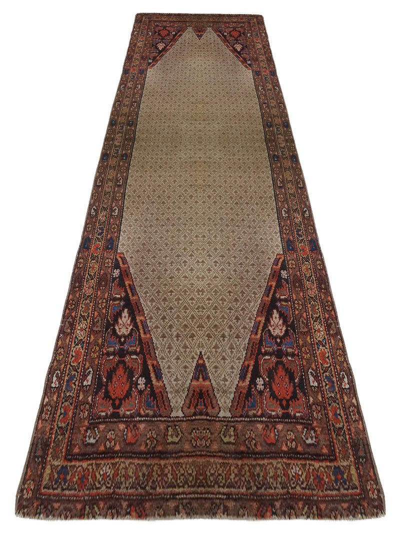 Fasa Antique Serab 2565 Camel Brown Traditional Antique Rug